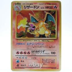 Pas De Charizard. 006 Ensemble De Base De Cartes Pokemon Holo Très Rare Nintendo Japonais 120-3