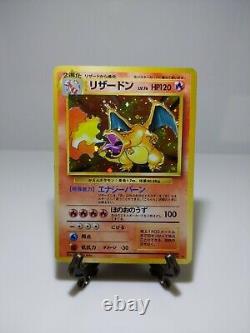 Pas De Charizard. 006 Holo Swilr Base Set Très Rare Carte Pokémon Japonaise A293