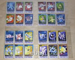 Pokemon Carddass 001-151 Ensemble Complet Dans Le Fichier Original 1997 Very Rare Bandai