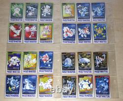 Pokemon Carddass 001-151 Ensemble Complet Dans Le Fichier Original 1997 Very Rare Bandai