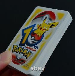 Pokemon Center 10e Anniversaire Limited Playing Cards 4set Très Rare Carte De Poker