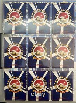 Pokemon Japonais Neo Genesis Series 2 Promo 9 Card Set Binder New 2000 Très Rare