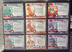 Pokemon Topps Série 1 Chrome Set Toutes Les Cartes 1 À 78 Dans Dossier Très Rare All Nm