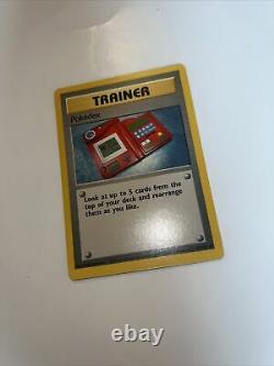 Pokemon Trainer Carte Pokedex 1ère Édition 1995 Très Rare Carte