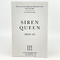 Rare Siren Queen Nghi Vo ARC Advanced Reading Copy PB Promo Card Set Very Good <br/>  	La reine sirène rare Nghi Vo ARC Advanced Reading Copy PB Promo Set de cartes très bon