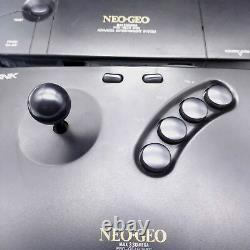 Rare Snk Neo Geo Aes Console System Set Complet Boxed Très Bon État