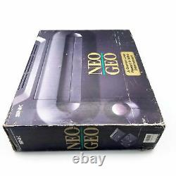 Rare Snk Neo Geo Aes Console System Set Complet Boxed Très Bon État