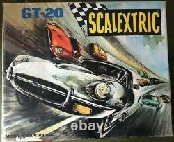 Scalextric Tri-ang Set Gt20. Jaguars De Type E. Très Rare 1970 Ensemble Espagnol, Inutilisé