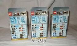 Star Wars Lego Mini Figure Sets 3340/3341/3342 Misb Tres Rare Ovp / Nouveau
