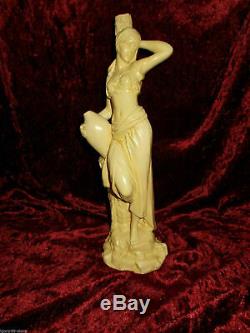 Statuette Figurine Candlestic Vintage Set Très Rare. Céramique 1970