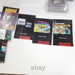 Super Nintendo Super Nes Super Game Boy Set Très Rare Complet En Boîte Testée