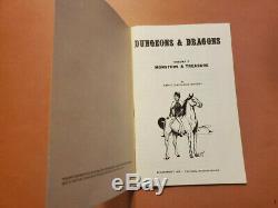 The Original Tsr Et Dragons Blanc Dungeons Coffret (très Rare Et Vg +!) 6 P