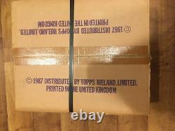 Topps Tiffany Factory Set Case 1987! Scellé! 6 Ensembles Complets! Très Rare