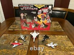 Transformers G1 Hasbro 1985 Superion Aerialbots Ensemble Cadeau Très Rare