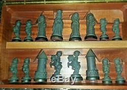 Très Rare! Anri Toriart Juvénile Par Juan Ferrandiz Chess Set (1970-1974)