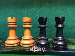 Très Rare Antique Chess Set Par Bcc Stroud