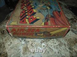 Très Rare Boxed Marx Original Air-sea Power Set