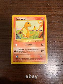 Très Rare Charmander Pokemon Card Great Condition 1995 50 Ch