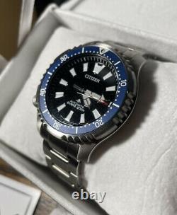 Très Rare Citizen Promaster Ny0098-84e Fugu Jdm Automatic Divers Watch & Box Set