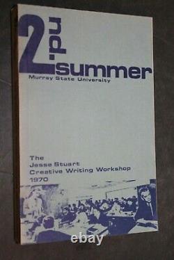 Très Rare Ensemble De 8 Jesse Stuart Atelier D'écriture Créative 1969-1978 Réducte