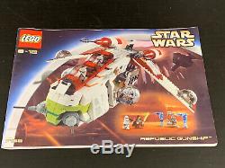 Très Rare Lego Star Wars Mis 7163 D'occasion, Republique Gunship. (no Minifigs)