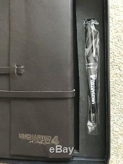 Très Rare Uncharted 4 Journal Et Stylo Promo Limited Edition
