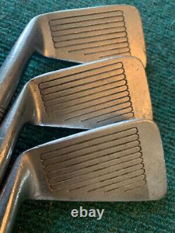 Très Rare Vintage Pgf Golf Aristocrat Forge S/s Iron Set -rh, 1-9, Alum. Arbres