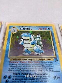 Très rare 1999 Pokémon Base Set 2 Blastoise Holo Rare #2 NM-MINT