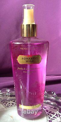 Très rare ! Ensemble de 2 brumes parfumées Victoria's Secret Romantic Wish