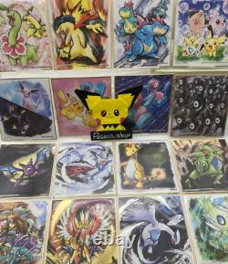 Très rare Pokémon Shikishi ART 2 Ensemble complet de toutes les 16 types Importation du Japon BANDAI