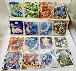 Très rare Pokémon Shikishi ART 3 Ensemble complet de toutes les 16 types - Importation japonaise BANDAI
