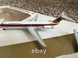 Très rare ensemble Aeroclassics SMA de DEUX DC-9 de la compagnie Continental Airlines à l'échelle 1400.