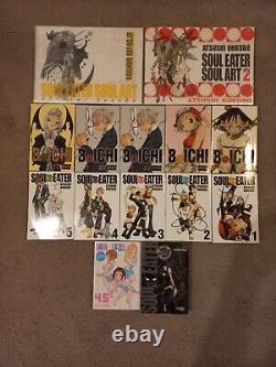 Très rare ensemble de mangas B. Ichi épuisé + Manga Soul Eater / Soul Eater Soul Art 1,2