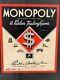 Très Rare Jeu De Société Monopoly De Collection De 1946, Set Numéro 6, Avec Maisons Et Hôtels En Bois.
