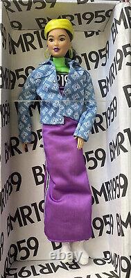Très rare poupée Barbie BMR 1959 - Ensemble de lancement dans une boîte graffiti signée par l'artiste