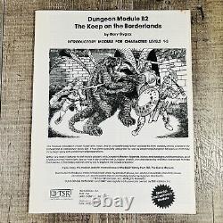 Tsr Dungeons & Dragons Base Set 1er Print Très Rare Original Tsr Dice & Crayon