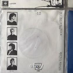 U2 4 U2 Jouer 4 X 7 Pouces Jaune Vinyle Set Exclusif En Irlande Très Rare
