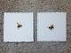 Vanessa Foley Honey Bee Deux Mini Imprimer Set Tres Rare Signé Hibou Oiseau Fine Art