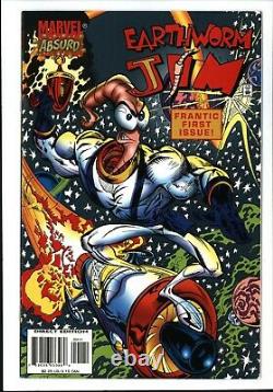 Vers De Terre Jim 1 2 3 Marvel Absurd Comics (1995-1996) Ensemble Complet Très Rare