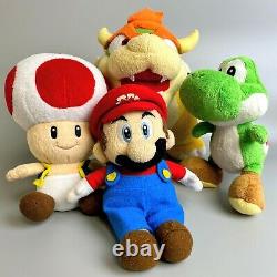 Very Rare 2003 Super Mario Party 5 Ensemble De 4 Nintendo Sanei Hudson Soft Peluche