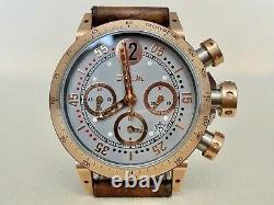Very Rare B. R.m 18k Rose Gold V8 Chronograph Gold Collection Watch En Full Set
