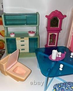 Very Rare Vintage 1977 Barbie Dream House Meubles Set 16 Pièces Et Accessoires
