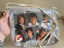 Very Rare Vintage 1984 Duran Duran Lot Joint De Porte-monnaie En Vinyle Purse Ensemble D'épingles