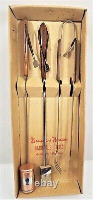 Vintage Duncan Hines Barbecue Inox Bbq Utensile 3 Pièces (very Rare)