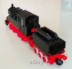 Vintage Lego 12v Trains 7750 Vapeur Moteur Avec Moteur Rouge, Très Rare