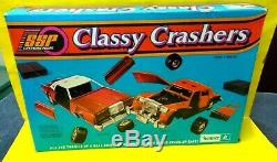 Vintage Rare Kenner 1974 Ssp Smash Up Derby Classy Crashers Set-withbox Very Nice