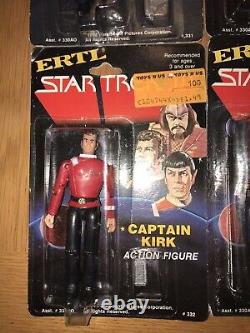 Vintage Star Trek III Ensemble De Quatre Figures D'action Moc Par Ertl 80s Très Rare