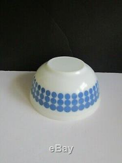 Vtg 1967 Pyrex Polka Dot Nesting Bowls Jeu Complet De 4 Rare & Tres Belle