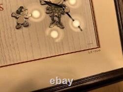 Walt Disney Mickey & Minnies 75th Christmas Framed Pin Set Le/1500 Très Rare