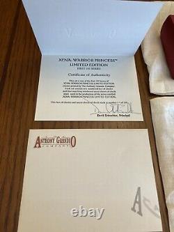 Xena Limited Edition Checks Set Very Rare 17/100 Anthony Grandio Numéroté/signé